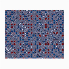 Abstract Checkered Pattern Small Glasses Cloth by SpinnyChairDesigns