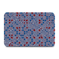 Abstract Checkered Pattern Plate Mats by SpinnyChairDesigns