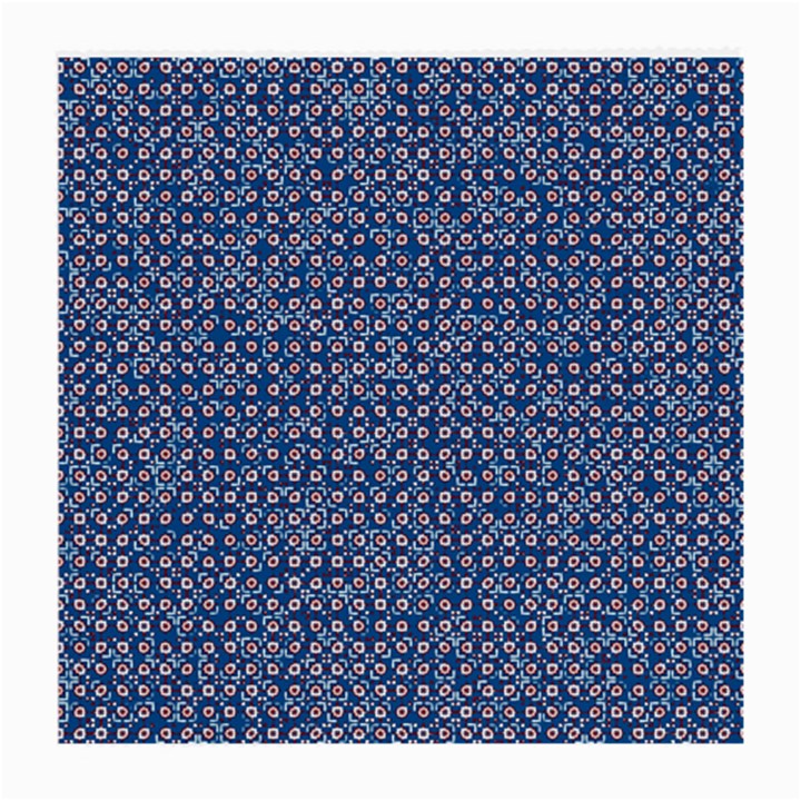 Artsy Blue Checkered Medium Glasses Cloth