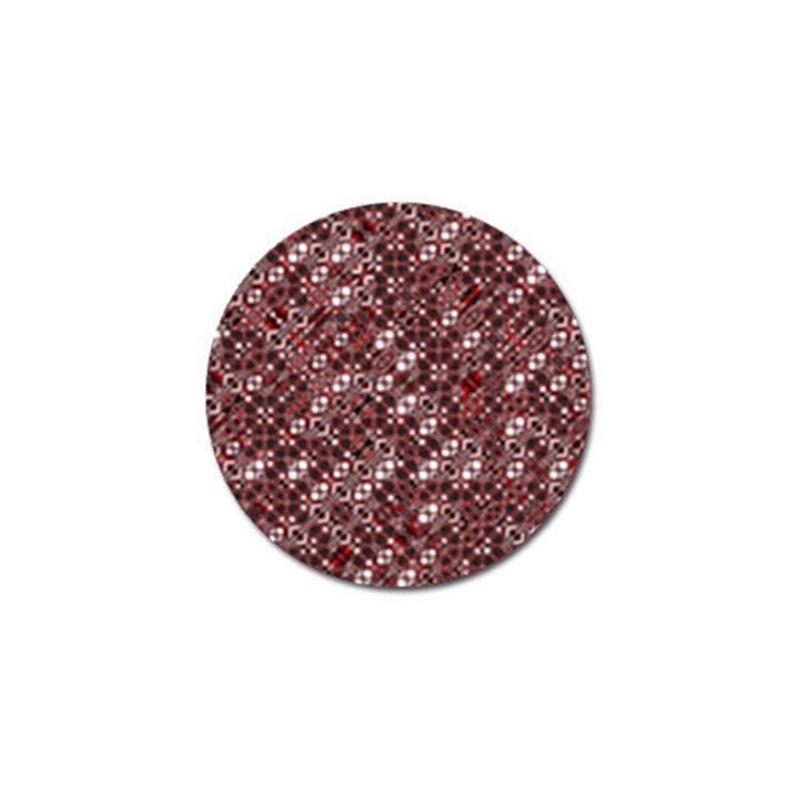 Abstract Red Black Checkered Golf Ball Marker (10 pack)