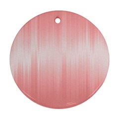 Fresh Pink Ombre Ornament (round) by SpinnyChairDesigns