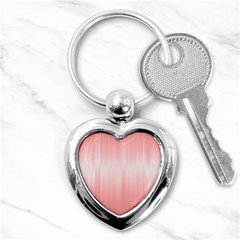 Fresh Pink Ombre Key Chain (heart) by SpinnyChairDesigns