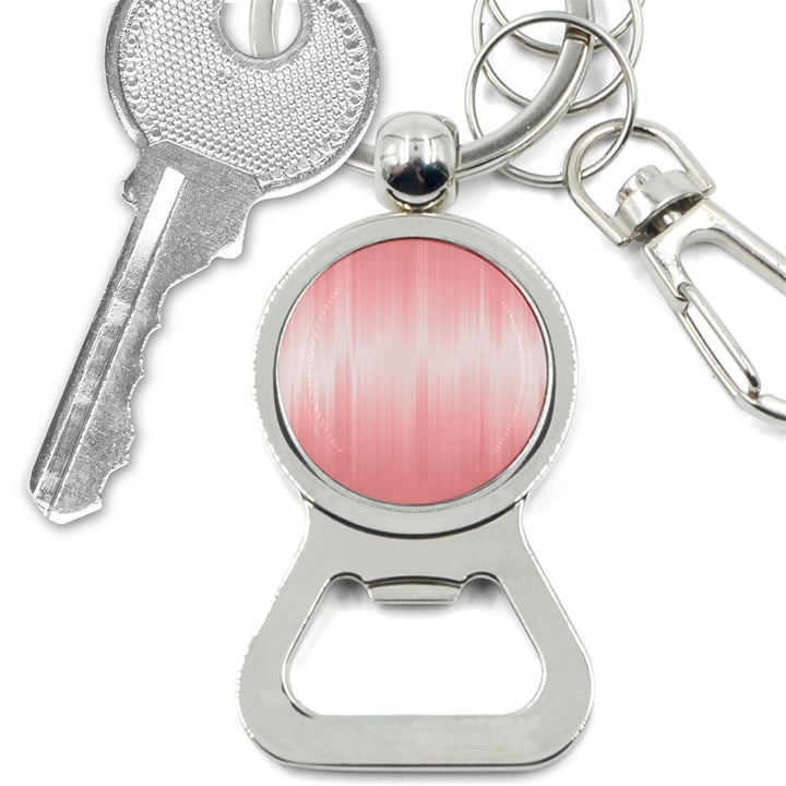 Fresh Pink Ombre Bottle Opener Key Chain