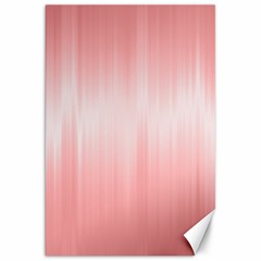 Fresh Pink Ombre Canvas 20  X 30  by SpinnyChairDesigns