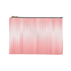 Fresh Pink Ombre Cosmetic Bag (large) by SpinnyChairDesigns