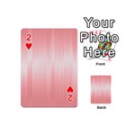 Fresh Pink Ombre Playing Cards 54 Designs (Mini) Front - Heart2