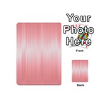 Fresh Pink Ombre Playing Cards 54 Designs (Mini) Back