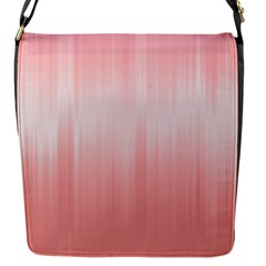 Fresh Pink Ombre Flap Closure Messenger Bag (s) by SpinnyChairDesigns