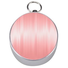 Fresh Pink Ombre Silver Compasses by SpinnyChairDesigns