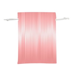 Fresh Pink Ombre Lightweight Drawstring Pouch (l) by SpinnyChairDesigns