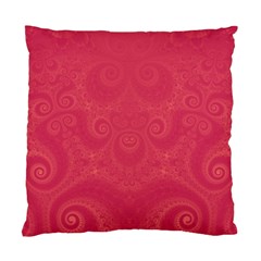 Blush Pink Octopus Swirls Standard Cushion Case (one Side) by SpinnyChairDesigns