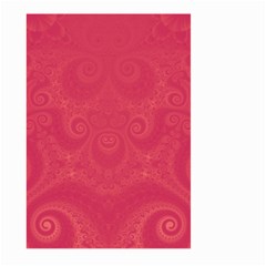 Blush Pink Octopus Swirls Large Garden Flag (two Sides) by SpinnyChairDesigns