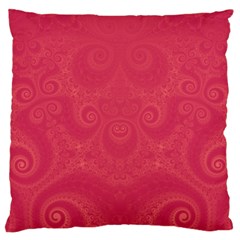 Blush Pink Octopus Swirls Large Cushion Case (one Side) by SpinnyChairDesigns