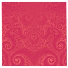 Blush Pink Octopus Swirls Wooden Puzzle Square by SpinnyChairDesigns