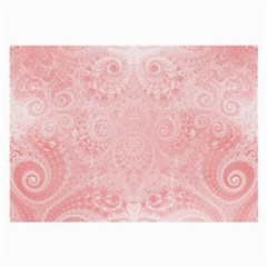 Pretty Pink Spirals Large Glasses Cloth (2 Sides) by SpinnyChairDesigns