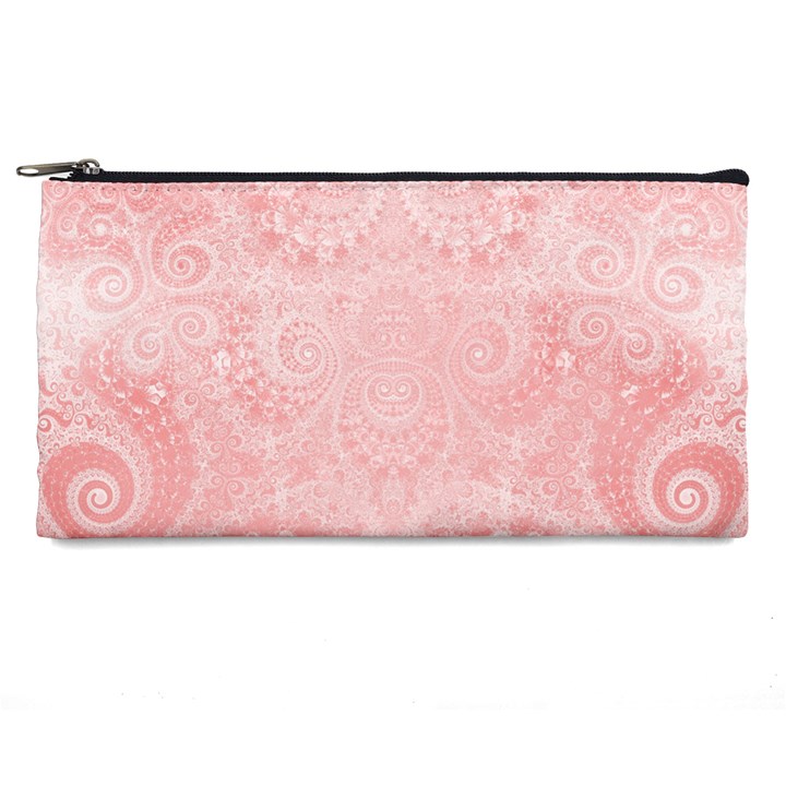 Pretty Pink Spirals Pencil Case