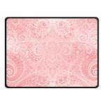 Pretty Pink Spirals Fleece Blanket (Small) 50 x40  Blanket Front