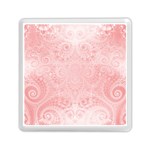 Pretty Pink Spirals Memory Card Reader (Square) Front