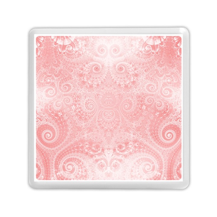 Pretty Pink Spirals Memory Card Reader (Square)