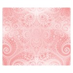 Pretty Pink Spirals Double Sided Flano Blanket (Small)  50 x40  Blanket Front