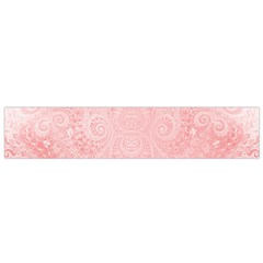 Pretty Pink Spirals Small Flano Scarf by SpinnyChairDesigns