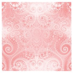 Pretty Pink Spirals Wooden Puzzle Square by SpinnyChairDesigns