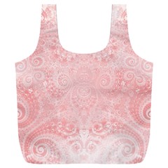 Pretty Pink Spirals Full Print Recycle Bag (xxxl) by SpinnyChairDesigns