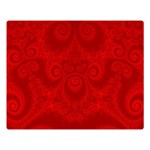 Red Spirals Double Sided Flano Blanket (Large)  Blanket Back