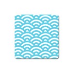 Waves Square Magnet Front