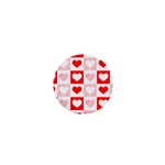 Hearts  1  Mini Buttons Front