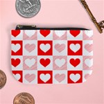 Hearts  Mini Coin Purse Front