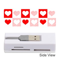 Hearts  Memory Card Reader (stick) by Sobalvarro