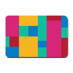 Squares  Small Doormat  by Sobalvarro