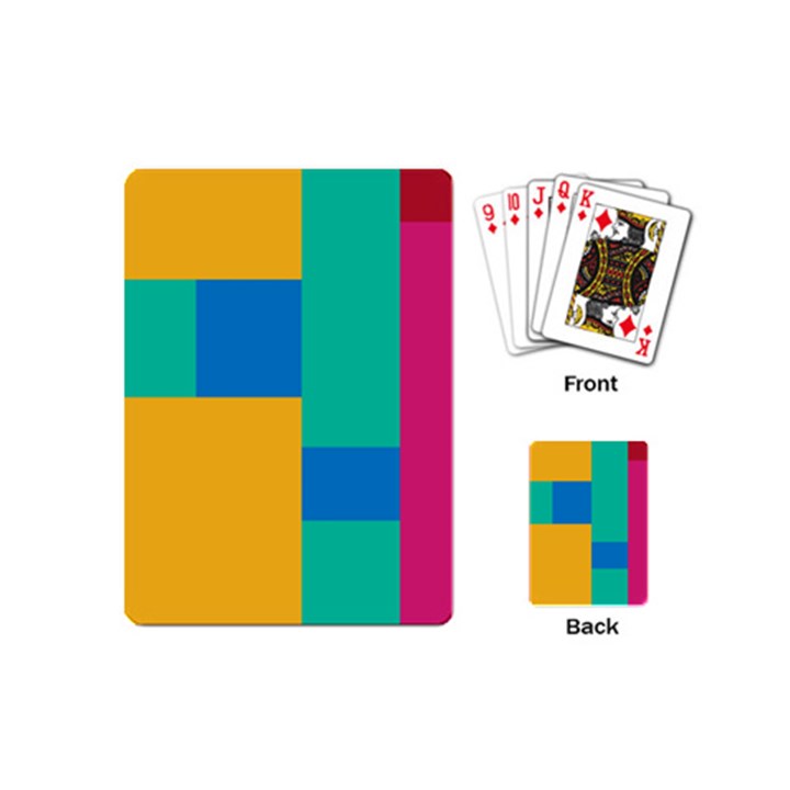 Squares  Playing Cards Single Design (Mini)