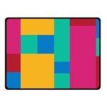 Squares  Double Sided Fleece Blanket (Small)  45 x34  Blanket Front