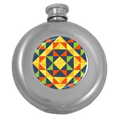 Africa  Round Hip Flask (5 Oz) by Sobalvarro