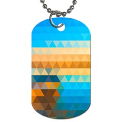 Mosaic  Dog Tag (two Sides) by Sobalvarro