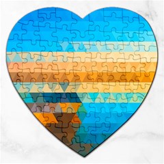 Mosaic  Jigsaw Puzzle (heart) by Sobalvarro