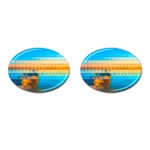 Mosaic  Cufflinks (Oval) Front(Pair)