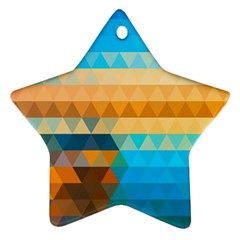 Mosaic  Star Ornament (two Sides) by Sobalvarro