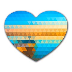 Mosaic  Heart Mousepads by Sobalvarro