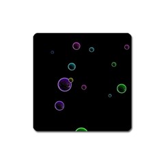 Bubble Show Square Magnet by Sabelacarlos