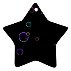 Bubble in dark Ornament (Star)