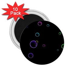 Bubble in dark 2.25  Magnets (10 pack) 