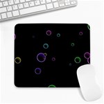 Bubble in dark Large Mousepads Front