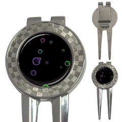 Bubble in dark 3-in-1 Golf Divots