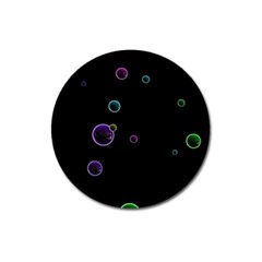 Bubble in dark Magnet 3  (Round)