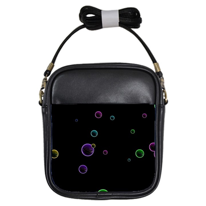 Bubble in dark Girls Sling Bag