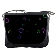 Bubble in dark Messenger Bag