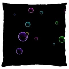 Bubble in dark Large Cushion Case (One Side)